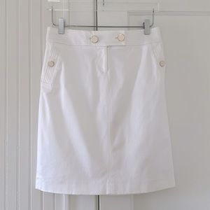 J. Crew Vintage Sailor Skirt in White